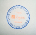 Фото - Печати - Оттиск двухцветной печати с оранжевой спецкраской (с УФ свечением)