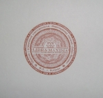 Фото - Печати - Оттиск печати с защитой Гильош (гильоширная сетка) с коричневой краской